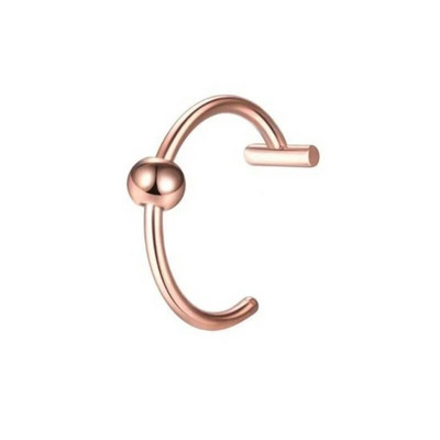 Piercing pentru nas fals din oțel inoxidabil de 10 mm Inele pentru sept inele C Clip pentru buze Cercei Inel pentru nas fals Bijuterii pentru corp pentru femei, fără perforare