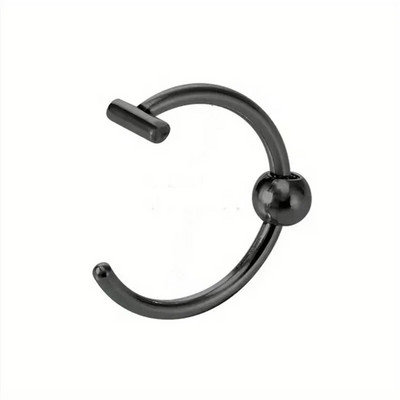 Piercing pentru nas fals din oțel inoxidabil de 10 mm Inele pentru sept inele C Clip pentru buze Cercei Inel pentru nas fals Bijuterii pentru corp pentru femei, fără perforare