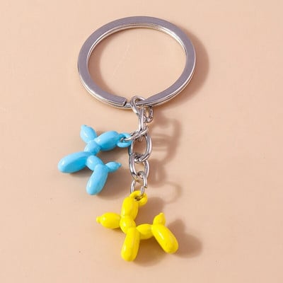 Prívesok na kľúče s kresleným zvieracím psom na kľúče od auta, suvenírové darčeky pre ženy, mužov, prívesky na kabelky, prívesky na kľúče, DIY šperky, doplnky