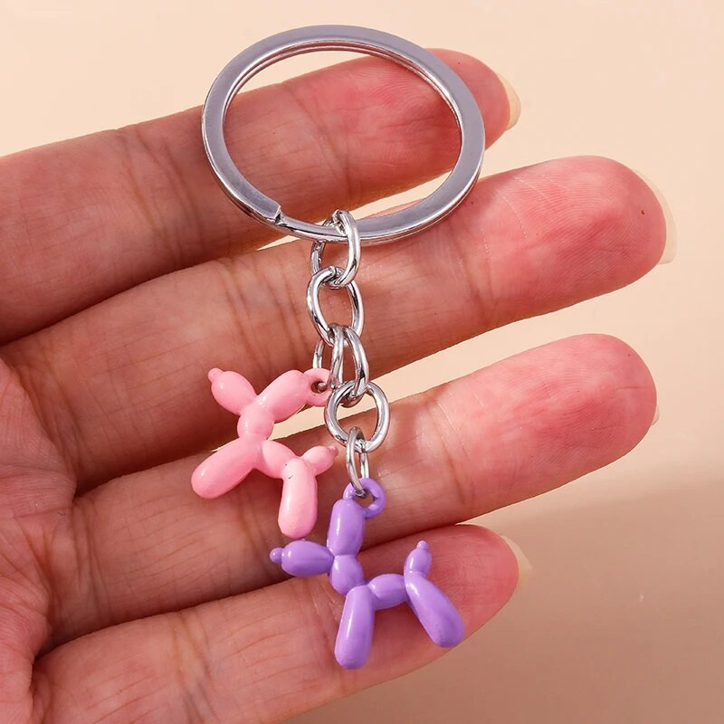 Prívesok na kľúče s kresleným zvieracím psom na kľúče od auta, suvenírové darčeky pre ženy, mužov, prívesky na kabelky, prívesky na kľúče, DIY šperky, doplnky