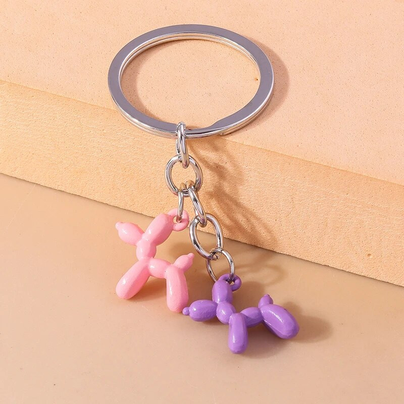 Prívesok na kľúče s kresleným zvieracím psom na kľúče od auta, suvenírové darčeky pre ženy, mužov, prívesky na kabelky, prívesky na kľúče, DIY šperky, doplnky