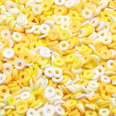 Mărgele din argilă polimerică Boho de 6 mm pentru articole lucrate manual Fabricarea de bijuterii DIY, cercei, colier, brățări, accesorii 200 buc