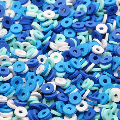 Mărgele din argilă polimerică Boho de 6 mm pentru articole lucrate manual Fabricarea de bijuterii DIY, cercei, colier, brățări, accesorii 200 buc