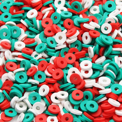 Mărgele din argilă polimerică Boho de 6 mm pentru articole lucrate manual Fabricarea de bijuterii DIY, cercei, colier, brățări, accesorii 200 buc