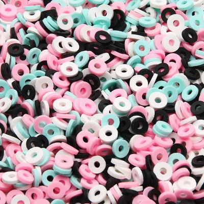 Mărgele din argilă polimerică Boho de 6 mm pentru articole lucrate manual Fabricarea de bijuterii DIY, cercei, colier, brățări, accesorii 200 buc