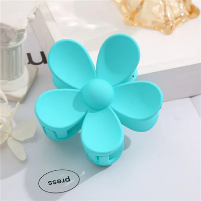 Korejas ziedu formas matu spīļu saspraude Sieviešu Meitenēm Barrette Krabju Matu Spīles Zirgastes Matadatas Vannas Barrette Galvassegas Aksesuāri