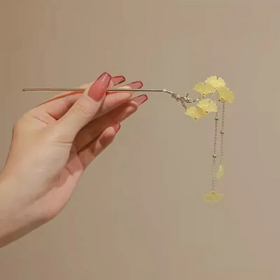 Klasiskās ķīniešu matu sprādzes sievietēm tauriņš Flower Star Fresh roku darbs matu sprādzes Šarms Rotaslietas Aksesuāri Matu rotājumi