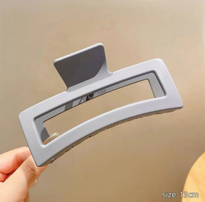 Κορεατικά Μεγάλα Μασίφ Μαλλιά Νύχι Κομψές φουρκέτες Barrette Κλιπ μαλλιών καβούρι για γυναίκες Κορίτσια τετράγωνα καλύμματα κεφαλής Αξεσουάρ μαλλιών Κοσμήματα