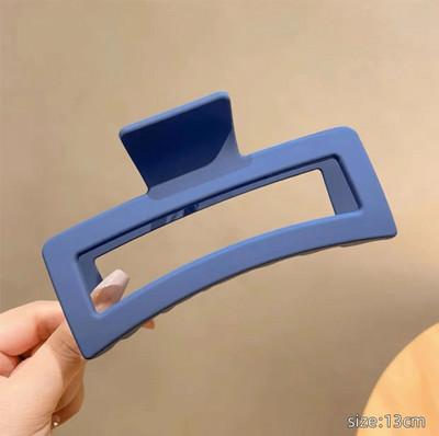 Κορεατικά Μεγάλα Μασίφ Μαλλιά Νύχι Κομψές φουρκέτες Barrette Κλιπ μαλλιών καβούρι για γυναίκες Κορίτσια τετράγωνα καλύμματα κεφαλής Αξεσουάρ μαλλιών Κοσμήματα