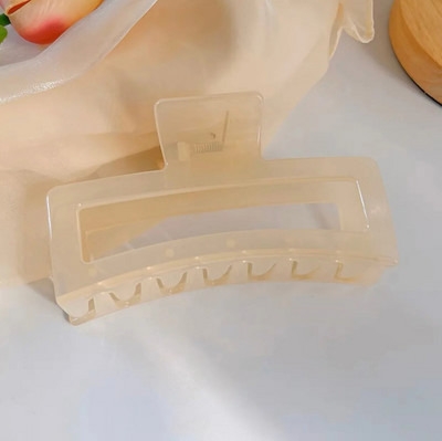 Κορεατικά Μεγάλα Μασίφ Μαλλιά Νύχι Κομψές φουρκέτες Barrette Κλιπ μαλλιών καβούρι για γυναίκες Κορίτσια τετράγωνα καλύμματα κεφαλής Αξεσουάρ μαλλιών Κοσμήματα