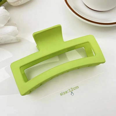 Κορεατικά Μεγάλα Μασίφ Μαλλιά Νύχι Κομψές φουρκέτες Barrette Κλιπ μαλλιών καβούρι για γυναίκες Κορίτσια τετράγωνα καλύμματα κεφαλής Αξεσουάρ μαλλιών Κοσμήματα