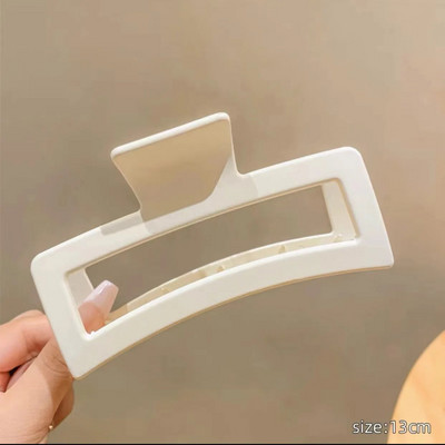 Κορεατικά Μεγάλα Μασίφ Μαλλιά Νύχι Κομψές φουρκέτες Barrette Κλιπ μαλλιών καβούρι για γυναίκες Κορίτσια τετράγωνα καλύμματα κεφαλής Αξεσουάρ μαλλιών Κοσμήματα