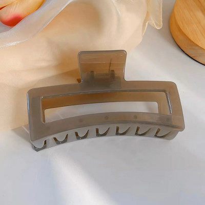 Κορεατικά Μεγάλα Μασίφ Μαλλιά Νύχι Κομψές φουρκέτες Barrette Κλιπ μαλλιών καβούρι για γυναίκες Κορίτσια τετράγωνα καλύμματα κεφαλής Αξεσουάρ μαλλιών Κοσμήματα