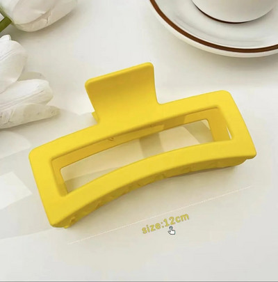 Κορεατικά Μεγάλα Μασίφ Μαλλιά Νύχι Κομψές φουρκέτες Barrette Κλιπ μαλλιών καβούρι για γυναίκες Κορίτσια τετράγωνα καλύμματα κεφαλής Αξεσουάρ μαλλιών Κοσμήματα