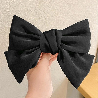 Vintage samta loka matu sprādze, liela vienkrāsaina lente, zirgaste, barrette matu sprādze sievietēm, meitenēm, matu aksesuāri, rotaslieta