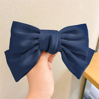 Vintage samta loka matu sprādze, liela vienkrāsaina lente, zirgaste, barrette matu sprādze sievietēm, meitenēm, matu aksesuāri, rotaslieta