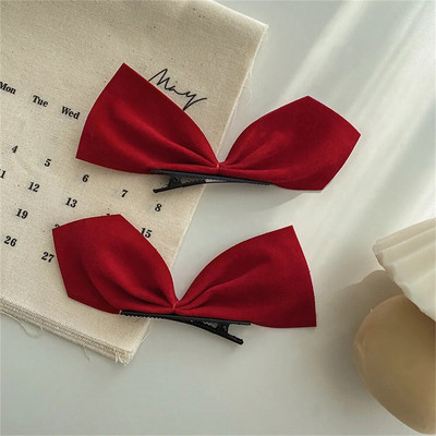 Vintage samta loka matu sprādze, liela vienkrāsaina lente, zirgaste, barrette matu sprādze sievietēm, meitenēm, matu aksesuāri, rotaslieta