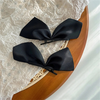 Vintage samta loka matu sprādze, liela vienkrāsaina lente, zirgaste, barrette matu sprādze sievietēm, meitenēm, matu aksesuāri, rotaslieta