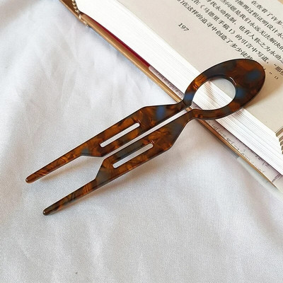 Νέο Μόδα Δημιουργικό Σχέδιο Ρετρό Γεωμετρικά Στικ για Μαλλιά σε Σχήμα U Acetate φουρκέτες Κέλυφος χελώνας για Δώρα πάρτι για γυναίκες κορίτσια