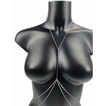 Модна модерна верига Аксесоари за бижута Секси проста верига за кръстосано тяло Вградена верига