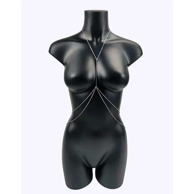 Moda la modă Bijuterii cu lanț Accesorii Sexy Lant încrucișat simplu Lanț integrat