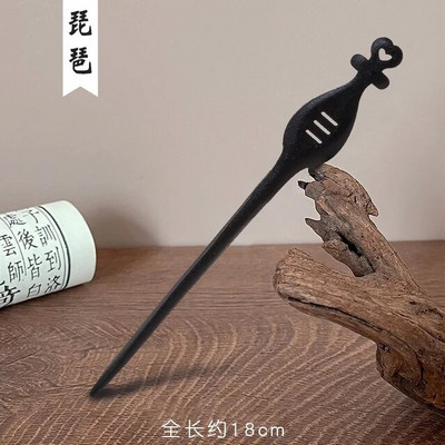 Jaunas sieviešu modes Vienkārša melna koka matadata Pieaugušajiem Sweet Matadatas Sieviešu matu aksesuāri Galvassegas