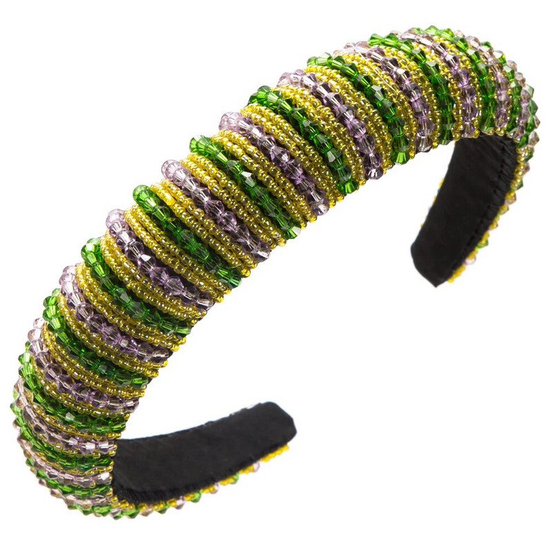 Hot Selling για την Ημέρα του Αγίου Βαλεντίνου Κρυστάλλινη Κεφαλόδεσμος για Γυναικεία Χειροποίητη Χάντρες Σφουγγάρι Ύψος Γιορτινό κεφαλόδεσμο