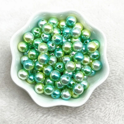 4 χιλιοστά 6 χιλιοστά 8 χιλιοστά 10 χιλιοστά Στρογγυλή ντεγκραντέ Χρώμα ακρυλικές χάντρες Χαλαρές χάντρες διαχωρισμού για κοσμήματα κατασκευής DIY χειροποίητα αξεσουάρ βραχιολιών