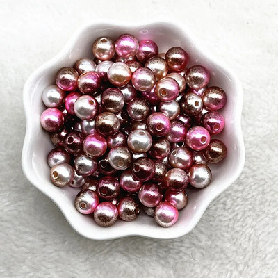 4 χιλιοστά 6 χιλιοστά 8 χιλιοστά 10 χιλιοστά Στρογγυλή ντεγκραντέ Χρώμα ακρυλικές χάντρες Χαλαρές χάντρες διαχωρισμού για κοσμήματα κατασκευής DIY χειροποίητα αξεσουάρ βραχιολιών