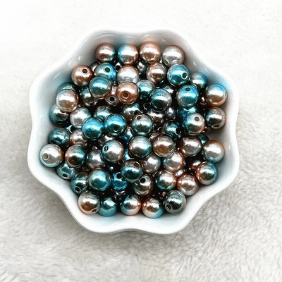 4 χιλιοστά 6 χιλιοστά 8 χιλιοστά 10 χιλιοστά Στρογγυλή ντεγκραντέ Χρώμα ακρυλικές χάντρες Χαλαρές χάντρες διαχωρισμού για κοσμήματα κατασκευής DIY χειροποίητα αξεσουάρ βραχιολιών