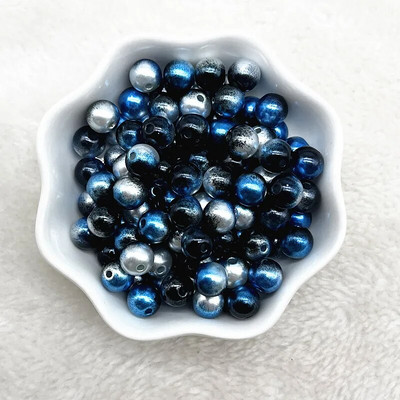 4 χιλιοστά 6 χιλιοστά 8 χιλιοστά 10 χιλιοστά Στρογγυλή ντεγκραντέ Χρώμα ακρυλικές χάντρες Χαλαρές χάντρες διαχωρισμού για κοσμήματα κατασκευής DIY χειροποίητα αξεσουάρ βραχιολιών