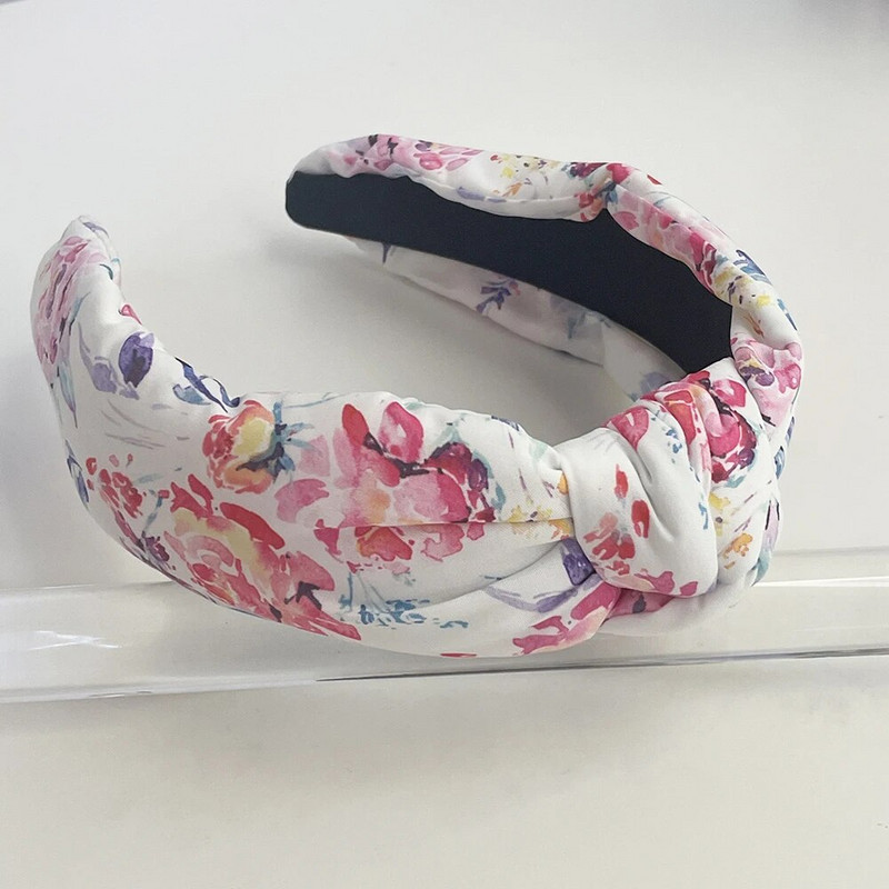 Valentīna diena Mīlestības Rhinestone ziedu mezgls matu lente Galvas lente Pieaugušajiem Matu Aksesuāri Hair Jewley