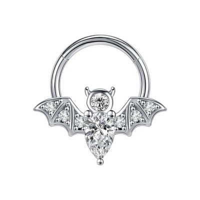 Nosni prsten od nehrđajućeg čelika Piercing septuma za žene Nariz piercing ušne hrskavice Tragus Goth piercing Nez Opal Nakit za tijelo