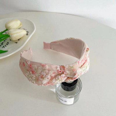 PROLY jauna modes galvas saite sievietēm, plata sānu ziedu matu lente svaigas gaišas krāsas turbāna meitenēm, matu aksesuāri vairumtirdzniecība