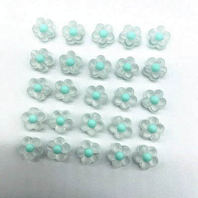 30gab 12 mm matēšana/caurspīdība/AB krāsa akrila saulespuķu krelles, vaļīgas starplikas krelles rotaslietu izgatavošanai, DIY aksesuāri