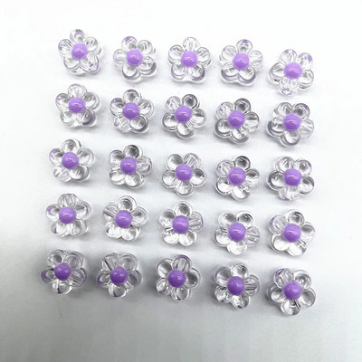 30gab 12 mm matēšana/caurspīdība/AB krāsa akrila saulespuķu krelles, vaļīgas starplikas krelles rotaslietu izgatavošanai, DIY aksesuāri