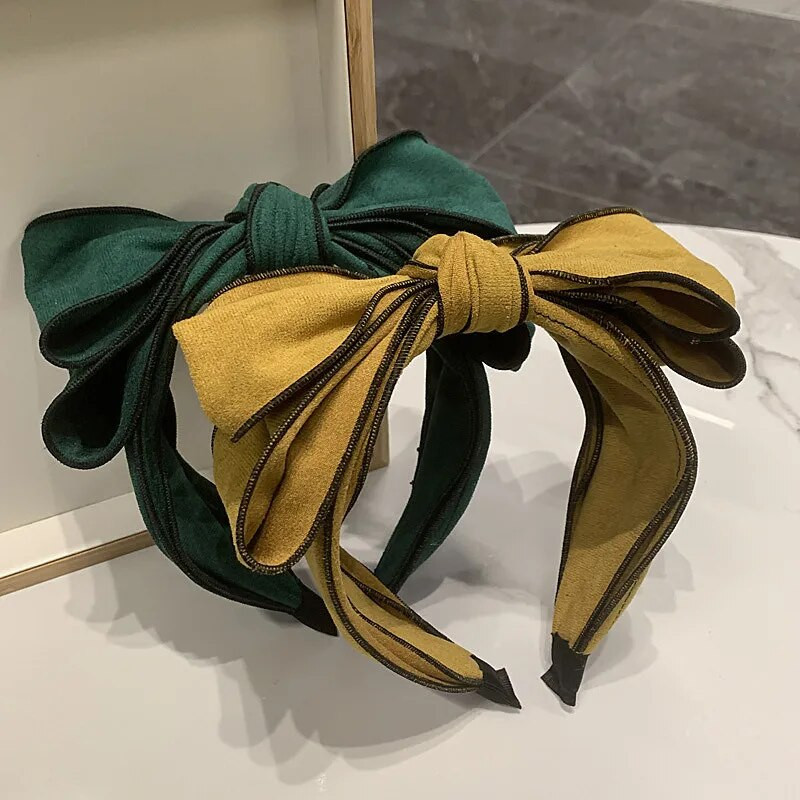 Kraljevsko plave mašne trake za kosu Veleprodaja dodataka za kosu Slojevi mašne vezane trake za kosu Retro ukrasi za kosu Obruč za kosu