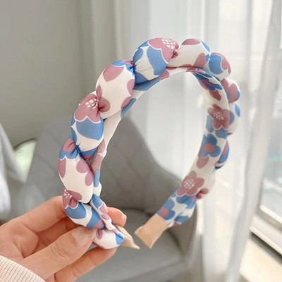 Kompresijska gumica za kosu serije Purple Flower Traka za kosu u korejskoj verziji