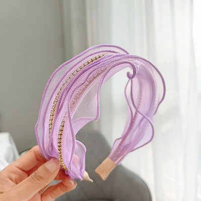 Kompresijska gumica za kosu serije Purple Flower Traka za kosu u korejskoj verziji