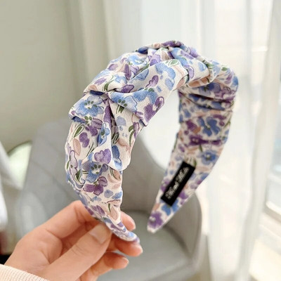 Kompresijska gumica za kosu serije Purple Flower Traka za kosu u korejskoj verziji