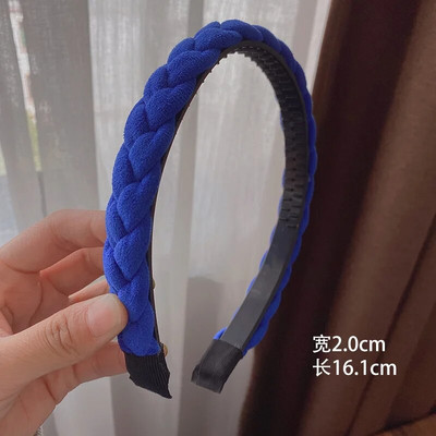 CC zilas matu lentes Sieviešu matu aksesuāri Moderna galvassega Vienkārša dizaina matu apģērbi Dažādi galvassegas Izsmalcinātas galvas lentes Dāvana F476