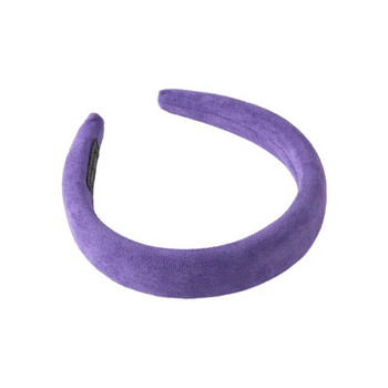 Κορέα Ins Purple Headband Γυναικεία Μόδα Μονόχρωμη Φαρδιά Κεφαλόδεσμος Κορίτσια Χαριτωμένα γλυκά Hairbands Γυναικεία αξεσουάρ μαλλιών
