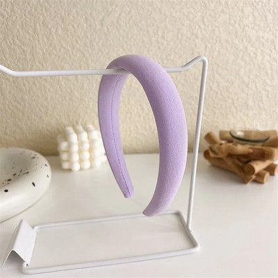 Κορέα Ins Purple Headband Γυναικεία Μόδα Μονόχρωμη Φαρδιά Κεφαλόδεσμος Κορίτσια Χαριτωμένα γλυκά Hairbands Γυναικεία αξεσουάρ μαλλιών