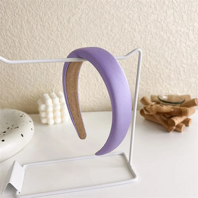 Κορέα Ins Purple Headband Γυναικεία Μόδα Μονόχρωμη Φαρδιά Κεφαλόδεσμος Κορίτσια Χαριτωμένα γλυκά Hairbands Γυναικεία αξεσουάρ μαλλιών