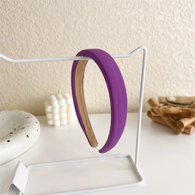 Κορέα Ins Purple Headband Γυναικεία Μόδα Μονόχρωμη Φαρδιά Κεφαλόδεσμος Κορίτσια Χαριτωμένα γλυκά Hairbands Γυναικεία αξεσουάρ μαλλιών