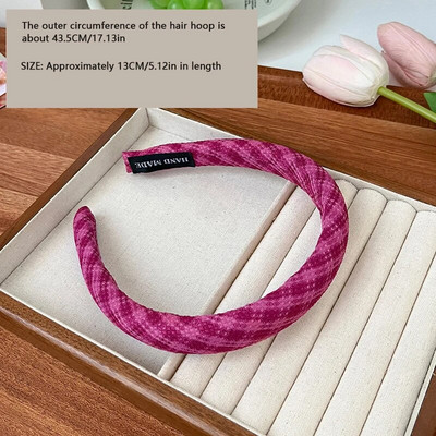 Rose Red Series galvas saite sievietēm matu stīpiņa salda un jauka izejmateriāla galvas saite Universāls modes frizūras rīks