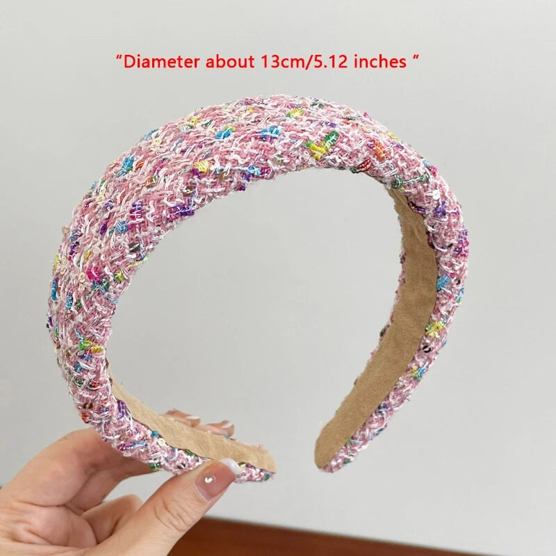 Rose Red Series galvas saite sievietēm matu stīpiņa salda un jauka izejmateriāla galvas saite Universāls modes frizūras rīks