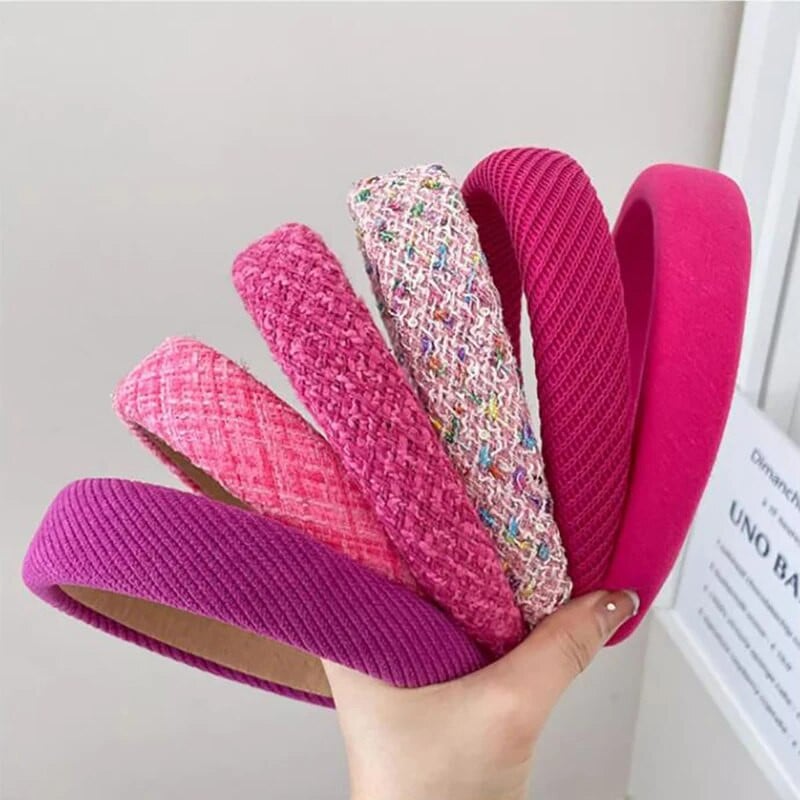 Rose Red Series galvas saite sievietēm matu stīpiņa salda un jauka izejmateriāla galvas saite Universāls modes frizūras rīks