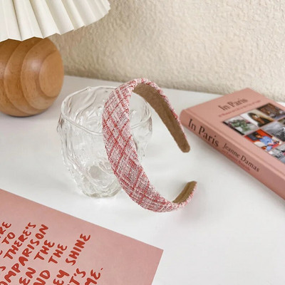 Ružičaste serije spužvastih traka za glavu s podstavom za žene Tanke široke trake za kosu za djevojčice Obruč za kosu za princeze Modne trake Dodaci za pokrivala za glavu