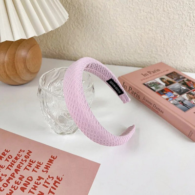 Ružičaste serije spužvastih traka za glavu s podstavom za žene Tanke široke trake za kosu za djevojčice Obruč za kosu za princeze Modne trake Dodaci za pokrivala za glavu